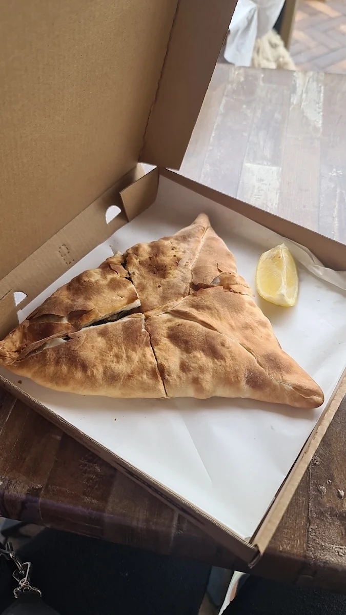 Spinach Triangle, Zaatar Baladi Manouch Lebanese Bakery and pizza Ermington