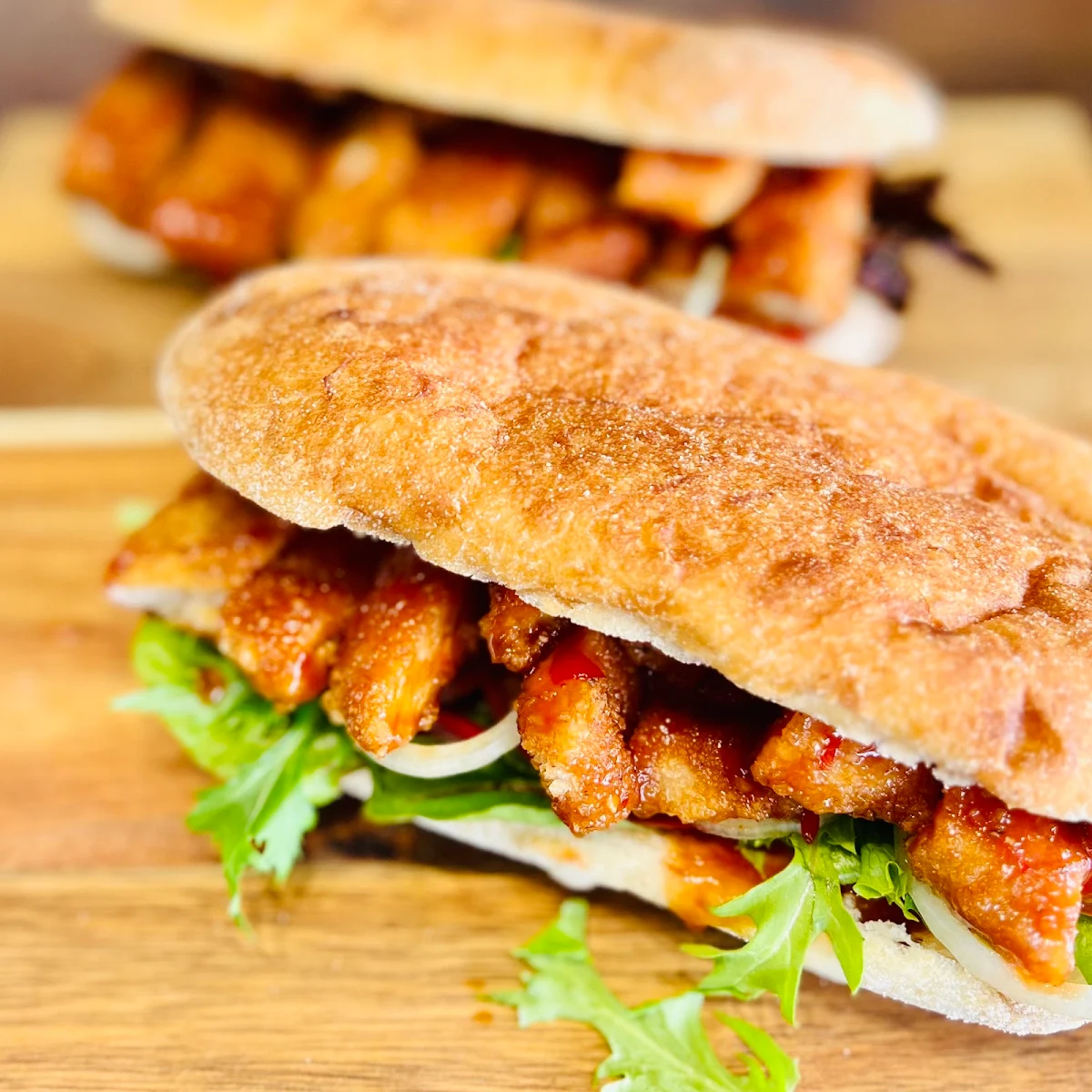 Chicken Schnitzel Panini