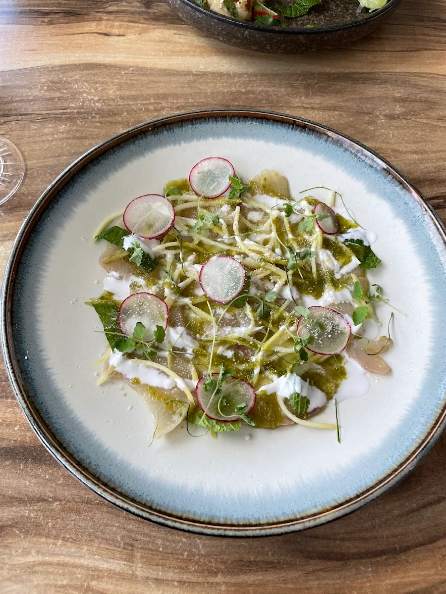 Cured Kingfish, coca chu