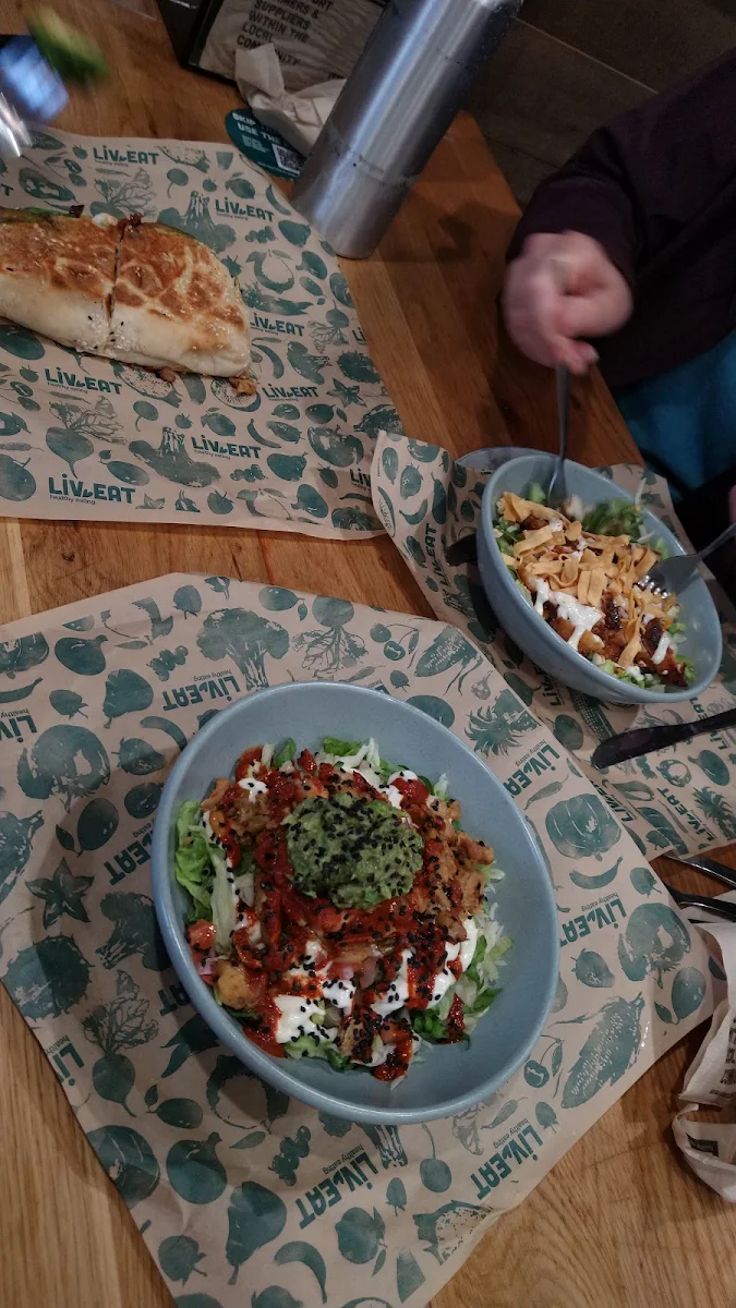 Tandoori Chicken Bowl Chicken and Avocado Panini and Japanese Schnitzel Bowl