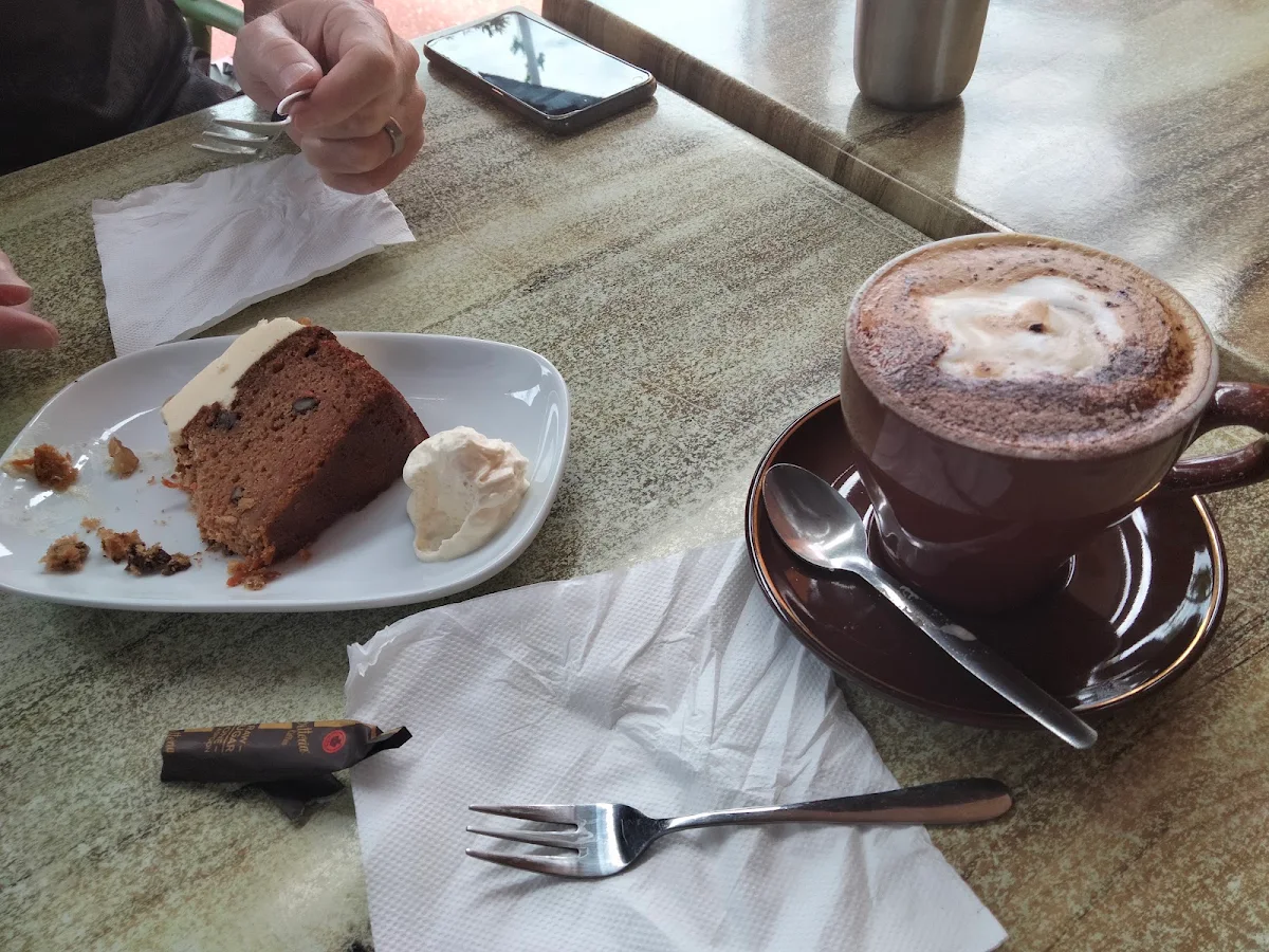 Coffee and Carrot Cake Slice