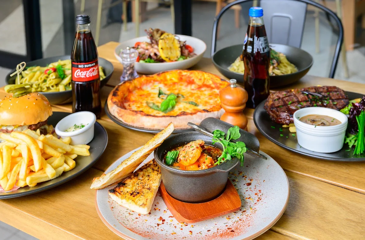 Pasta Pizza Meatballs Steak Seafood Salad