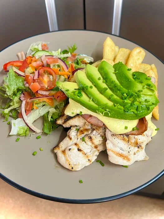 Grilled Chicken Stack, Hart & Soul Bar and Grill
