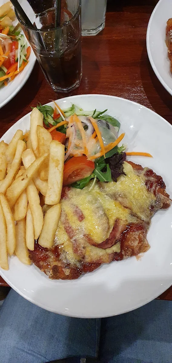 Chicken Parmigiana with Plum Sauce