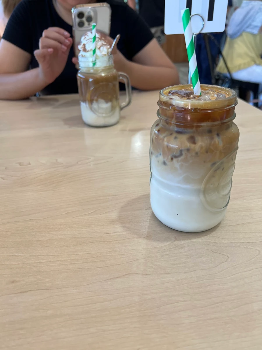 Iced Coffee and Iced Latte