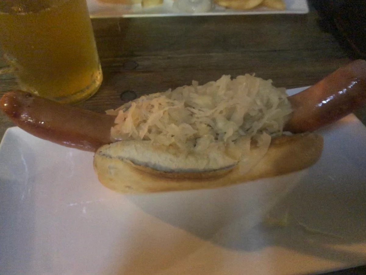 Medium Bratwurst, The Cave Inn