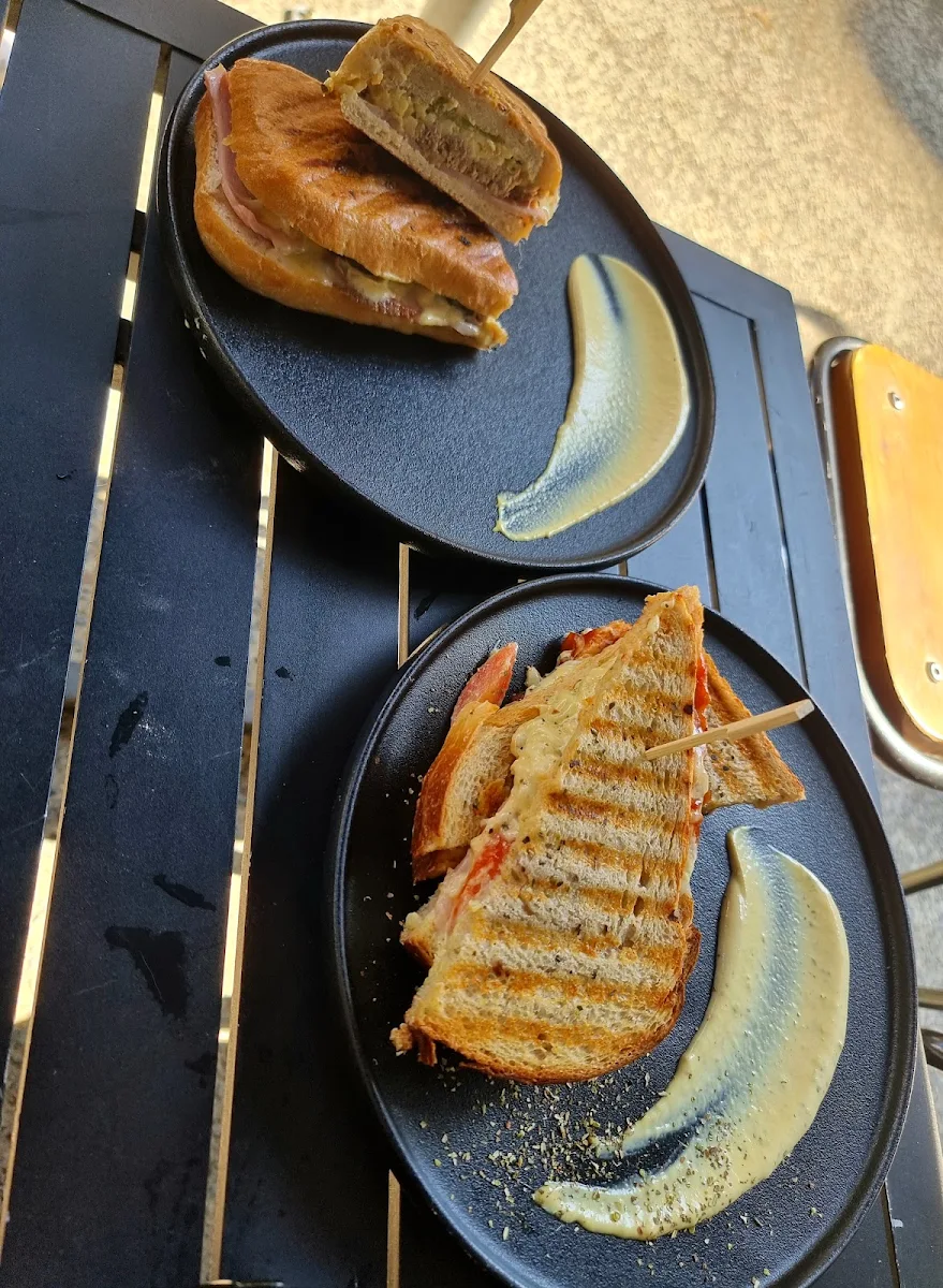 The Cuban Toastie Ham Cheese and Tomato Toastie