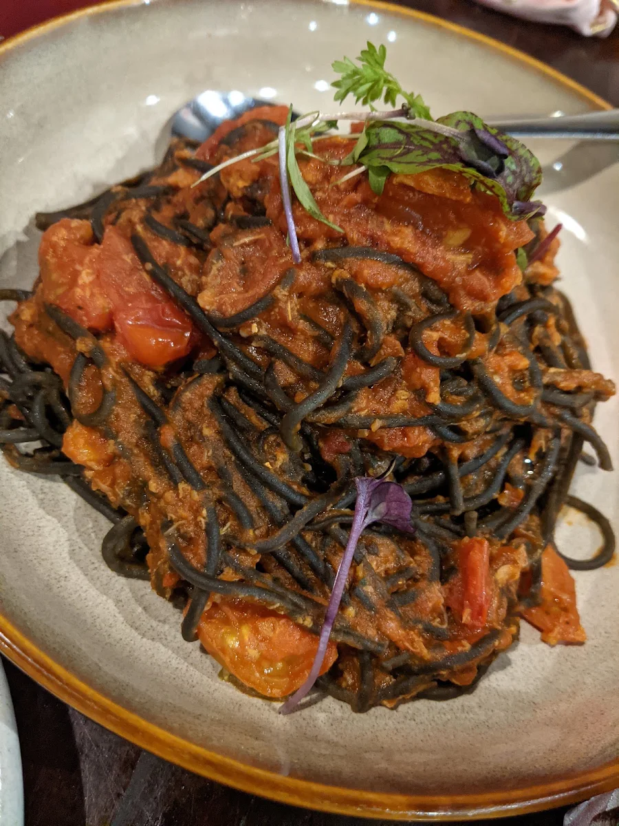 Squid Ink Spaghetti