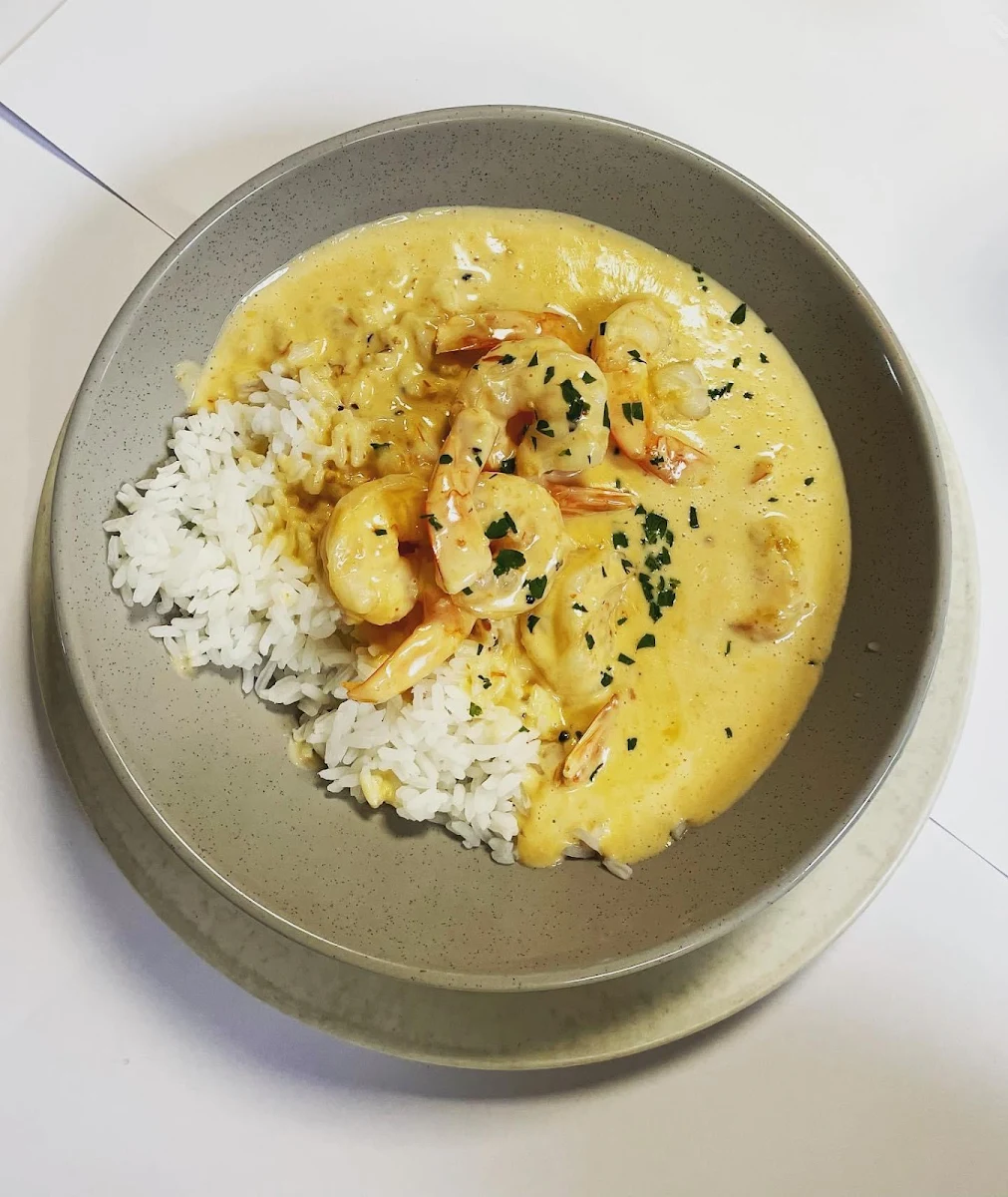 Garlic Prawns with Creamy Tomato Sauce Chilli Optional GFO