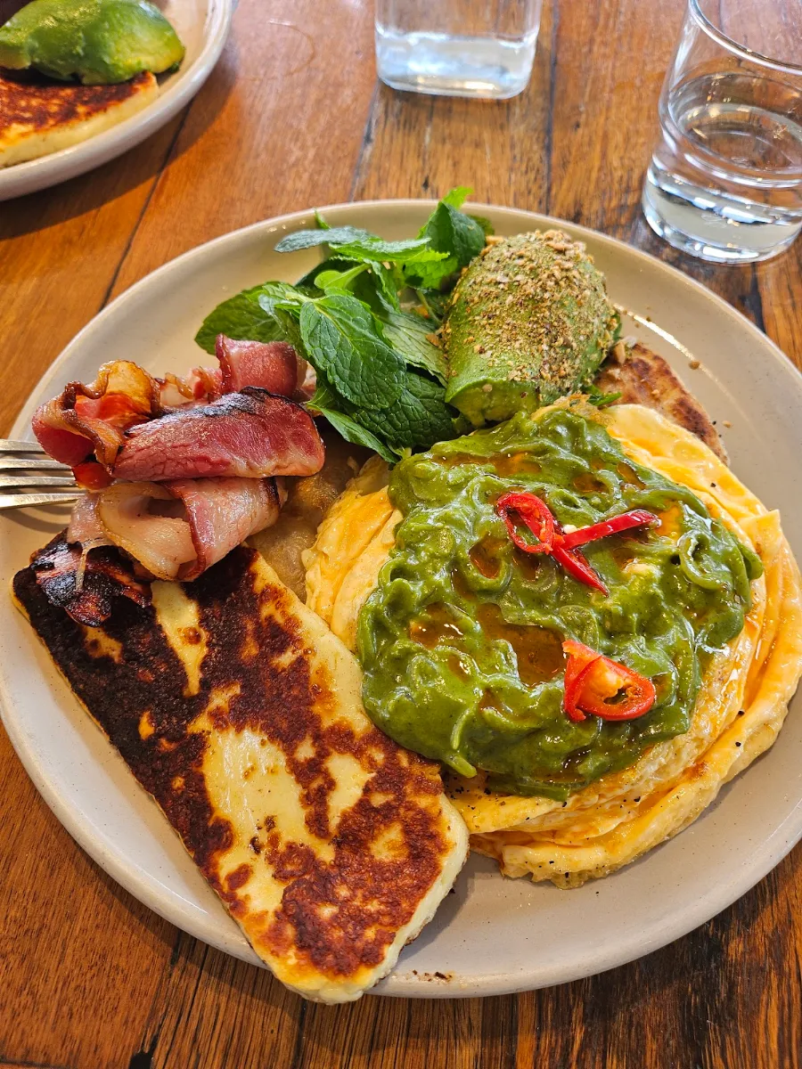 Green Chilli Scrambled Eggs