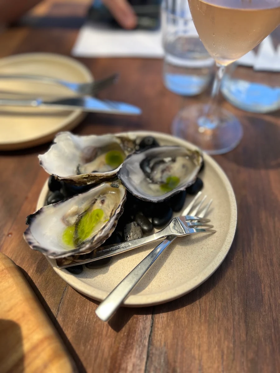 Oysters Finger Lime Rice Wine Vinegar