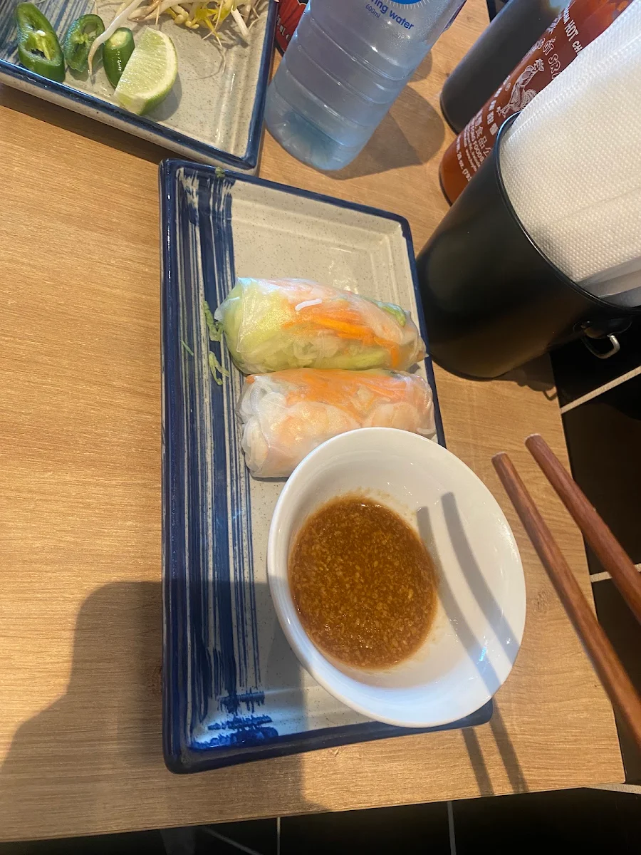 Prawn Rice Paper Rolls
