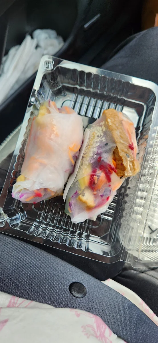 Tofu Rice Paper Rolls