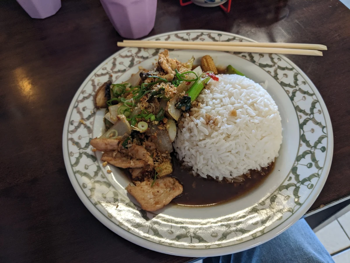 Garlic Chicken with Rice