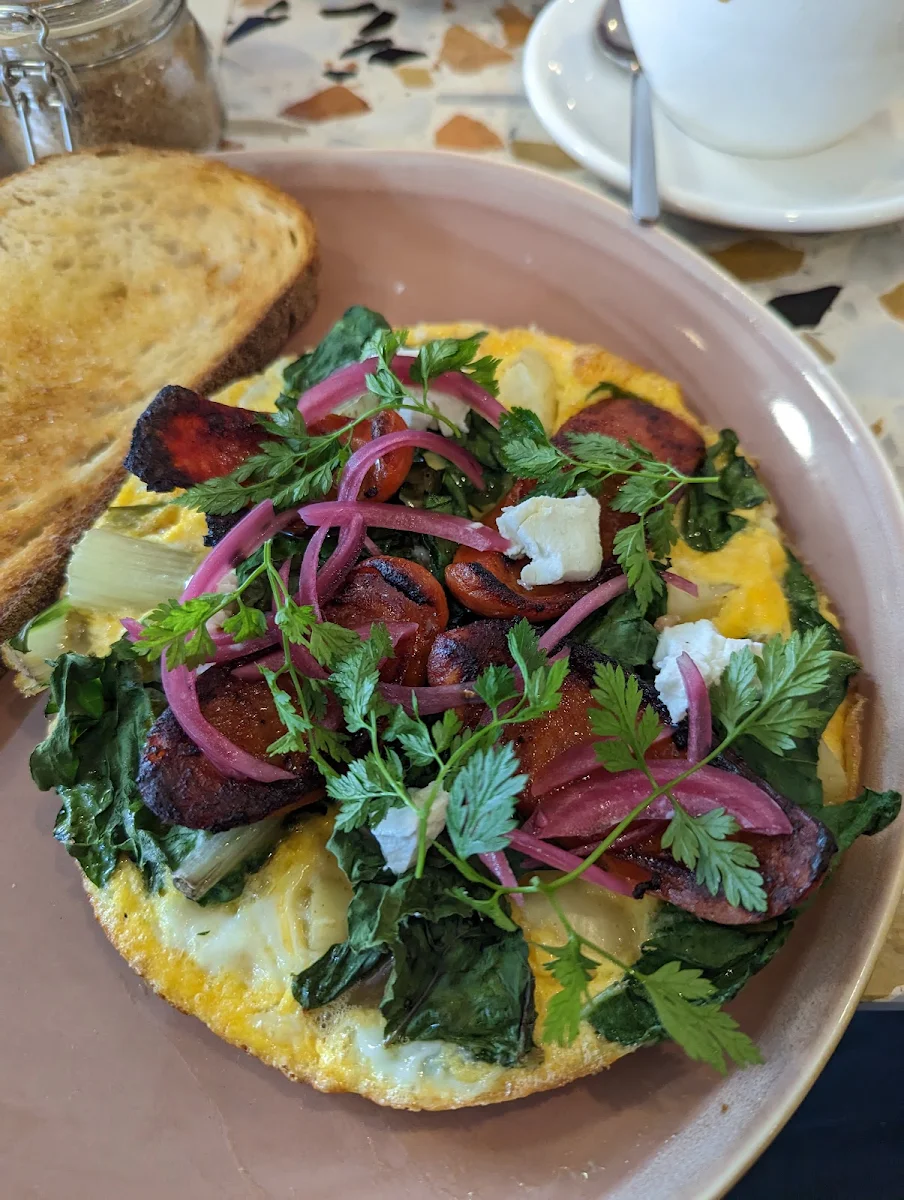 Spanish Omelette with Chorizo