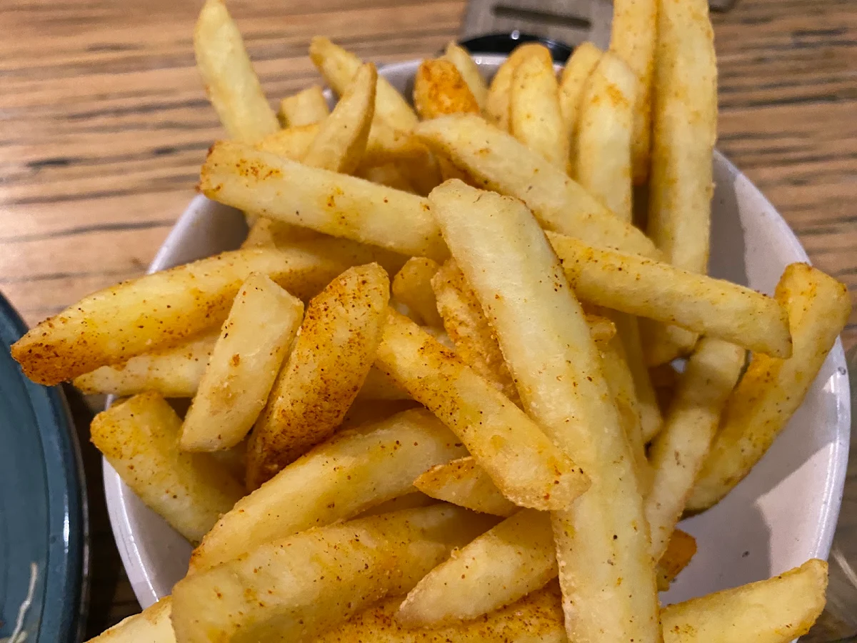 Fries, Inside Cafe