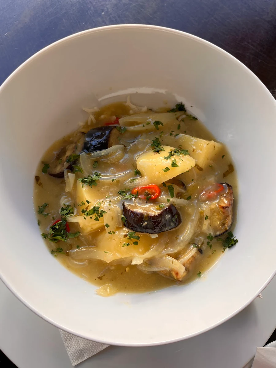Vegetarian Thai Green Curry with Eggplant