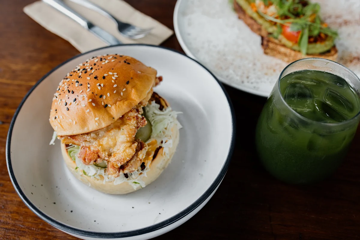 Hot Truffle Honey Chicken Burger