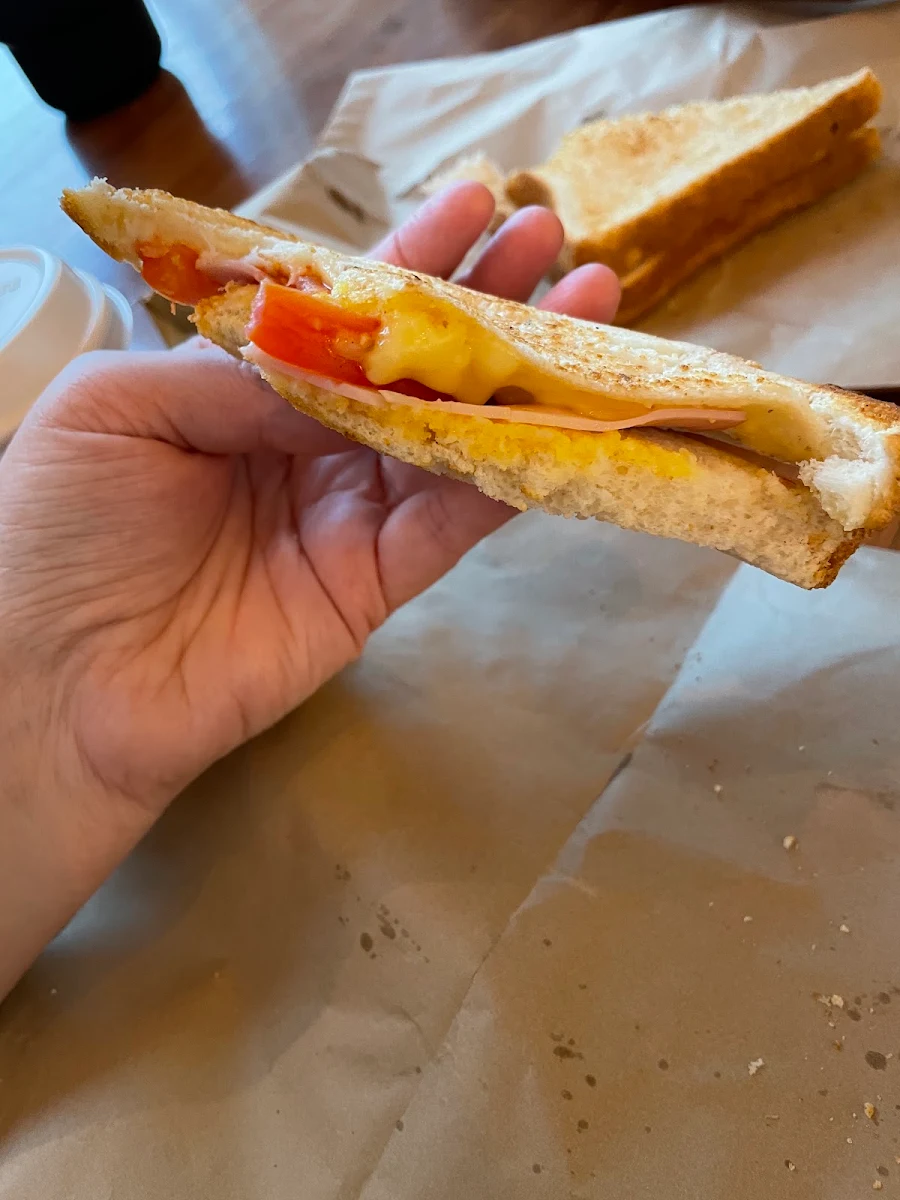 Ham Cheese Tomato Toastie