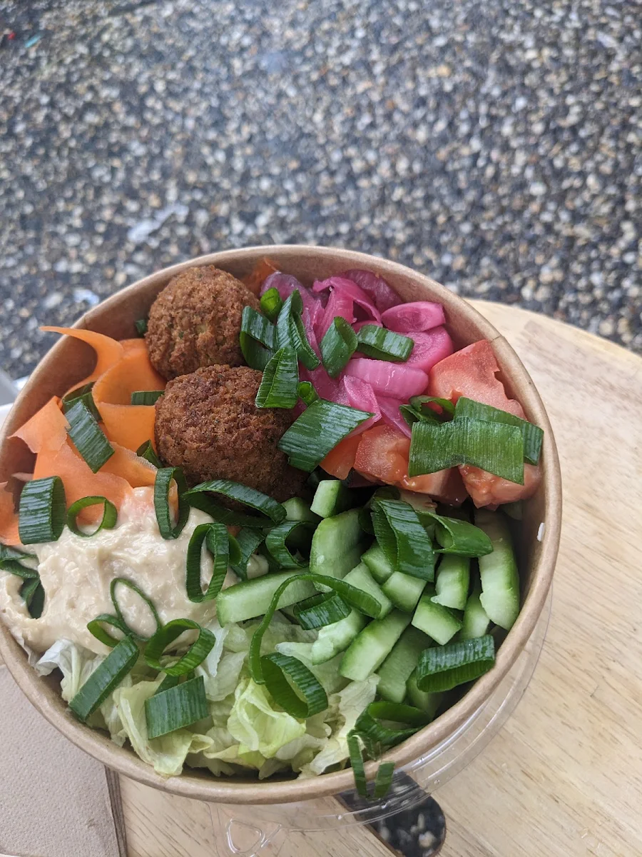 Falafel, Tango Juice Bar & Ice-Creamery