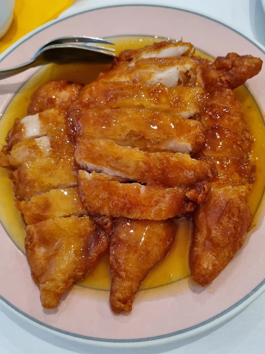 Deep Fried Chicken with Lemon Sauce