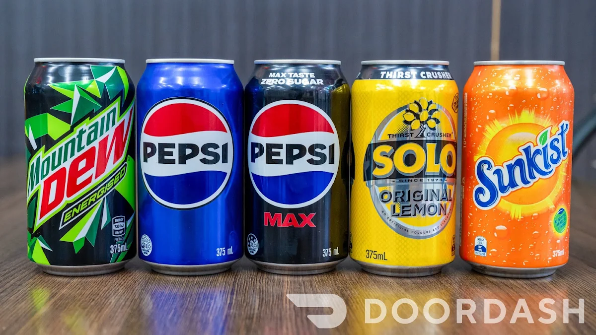 Soft Drink Can, Sip N Bite Kebabs