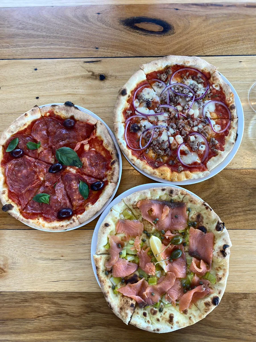 Pizza Con Sopressata, Zonzo Estate Yarra Valley