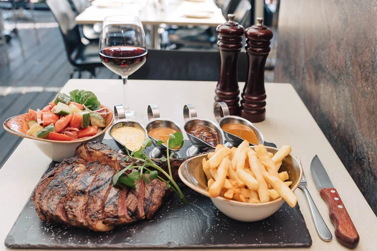 Steak & Chips, Adria Bar Restaurant
