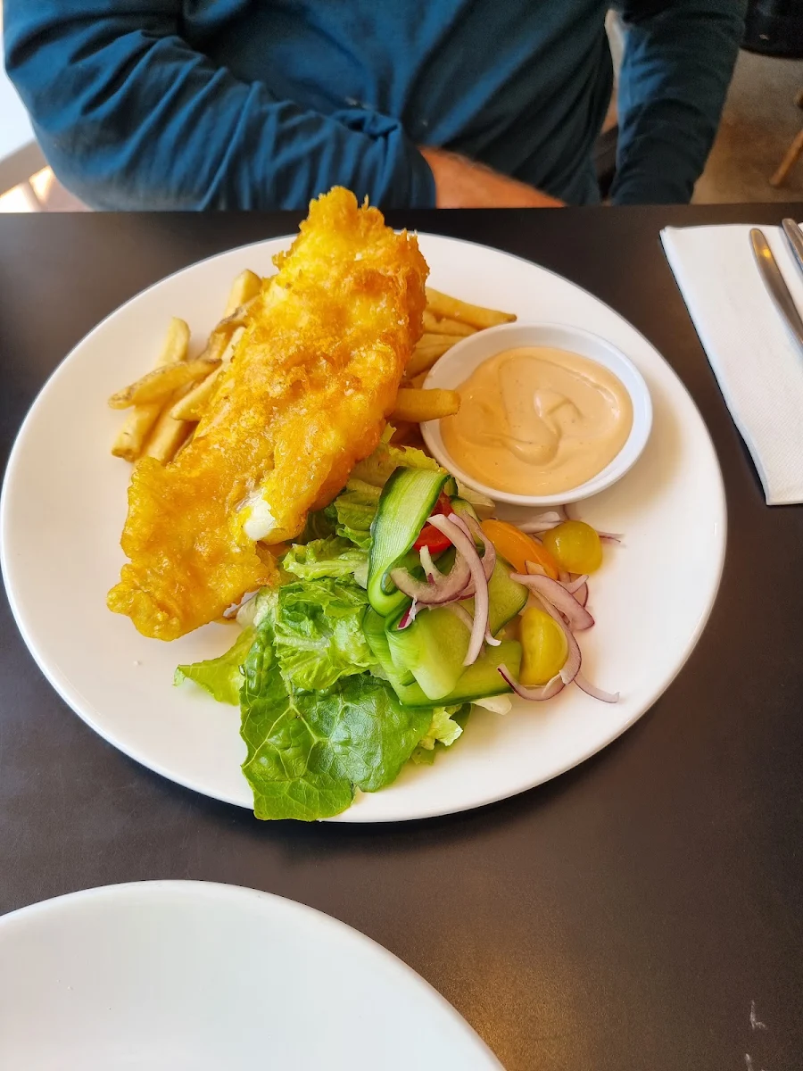 Fish Chips and Salad