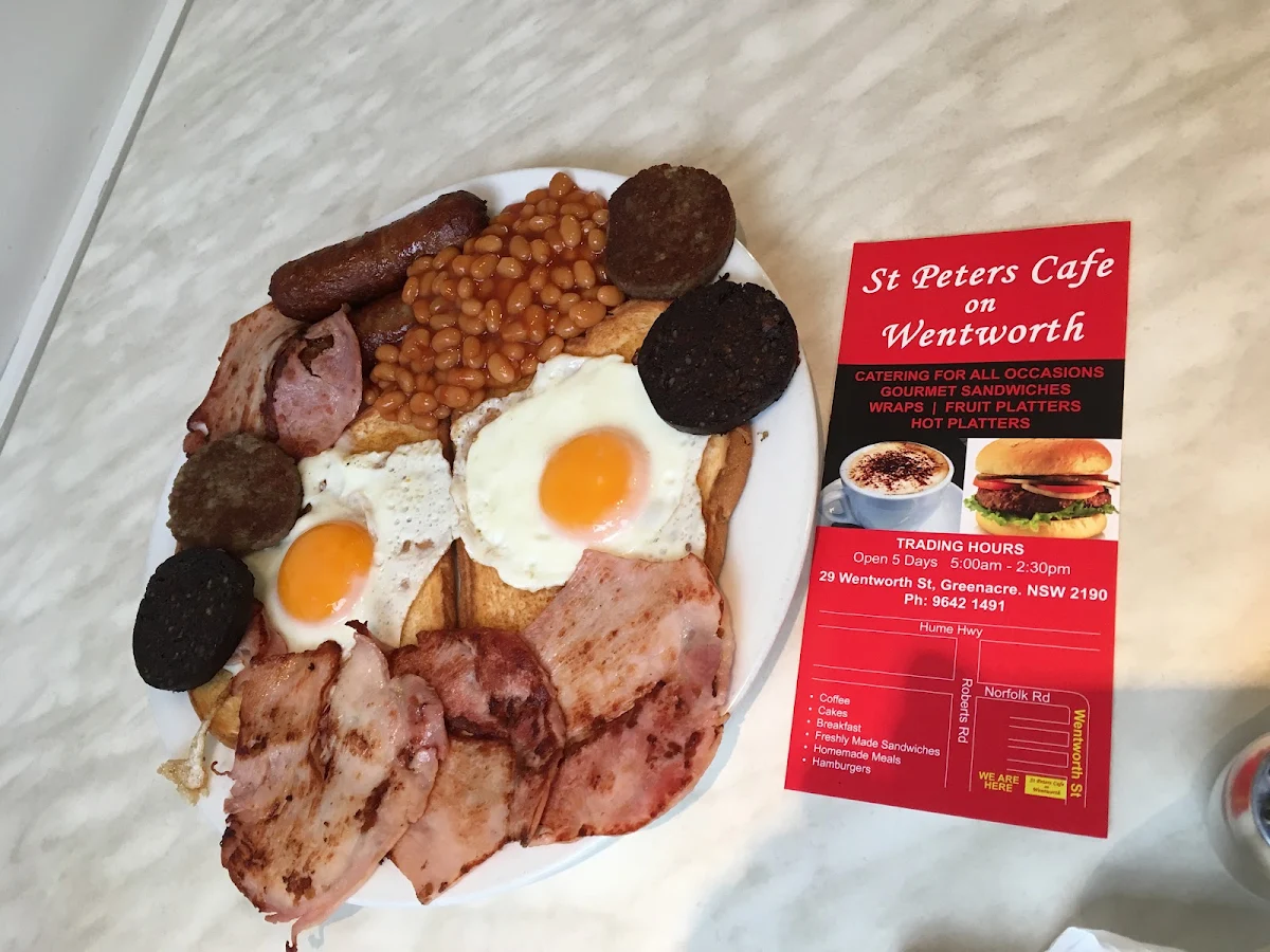 Irish Breakfast, St Peter's Café on Wentworth