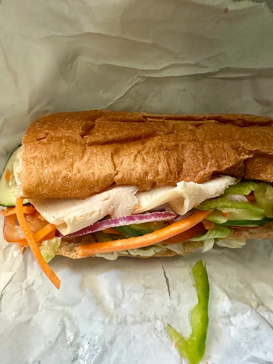 Six-Inch Turkey Sub