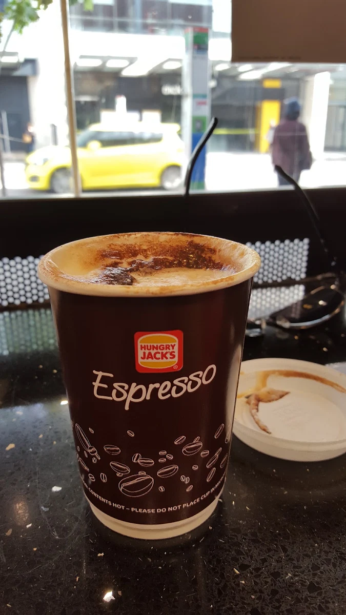 Cappuchino, Hungry Jack's Burgers William Street