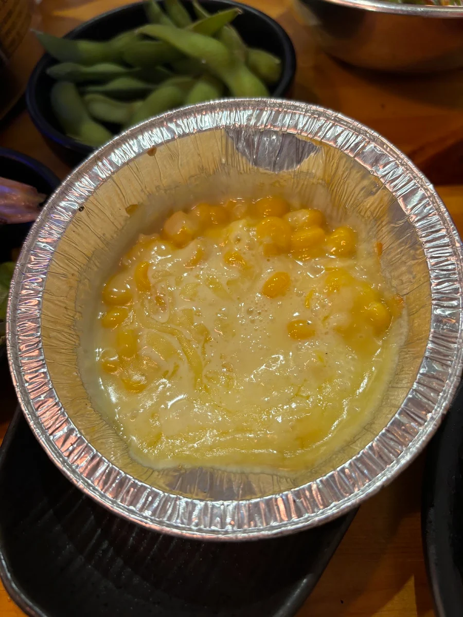 Cheese Corn, Itzsan Yakiniku Lidcombe