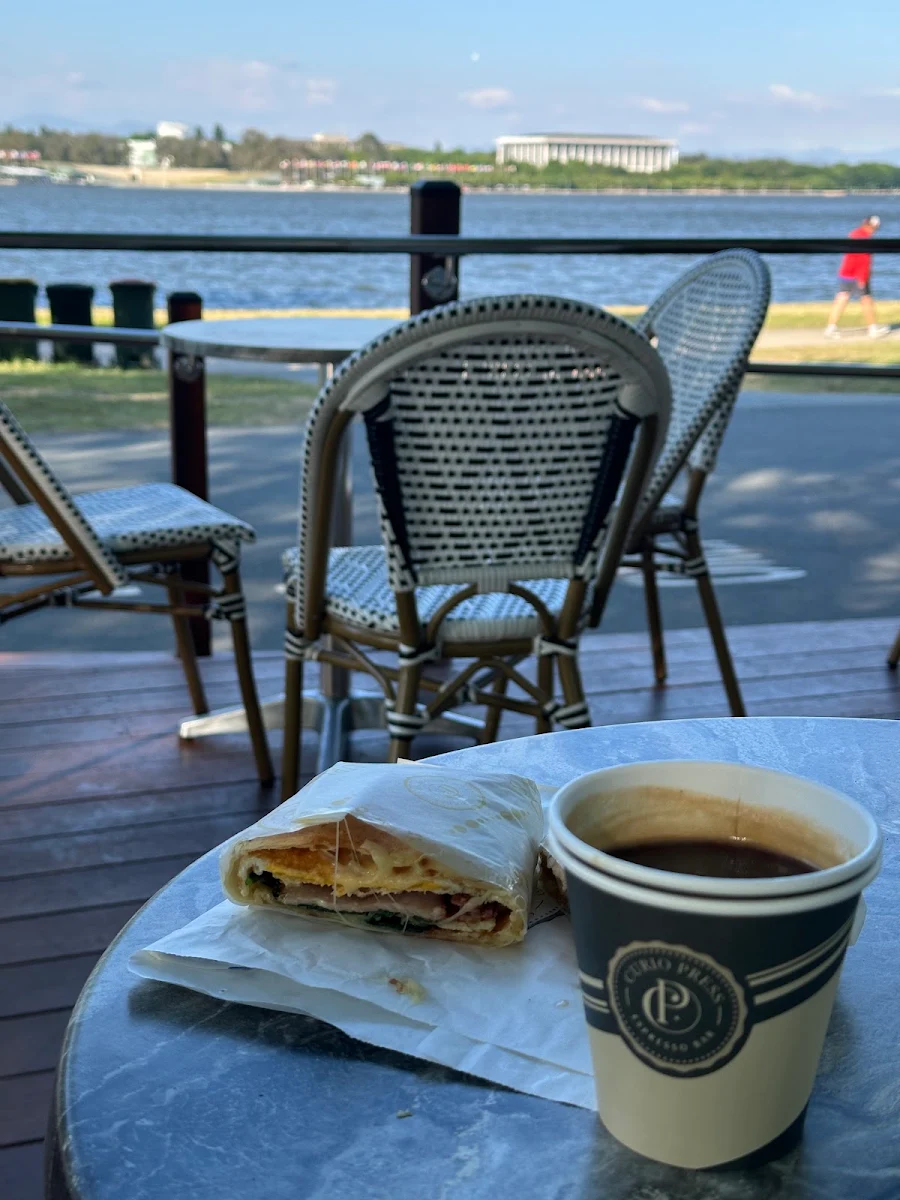 Breakfast Wrap, Curio Press Espresso Bar