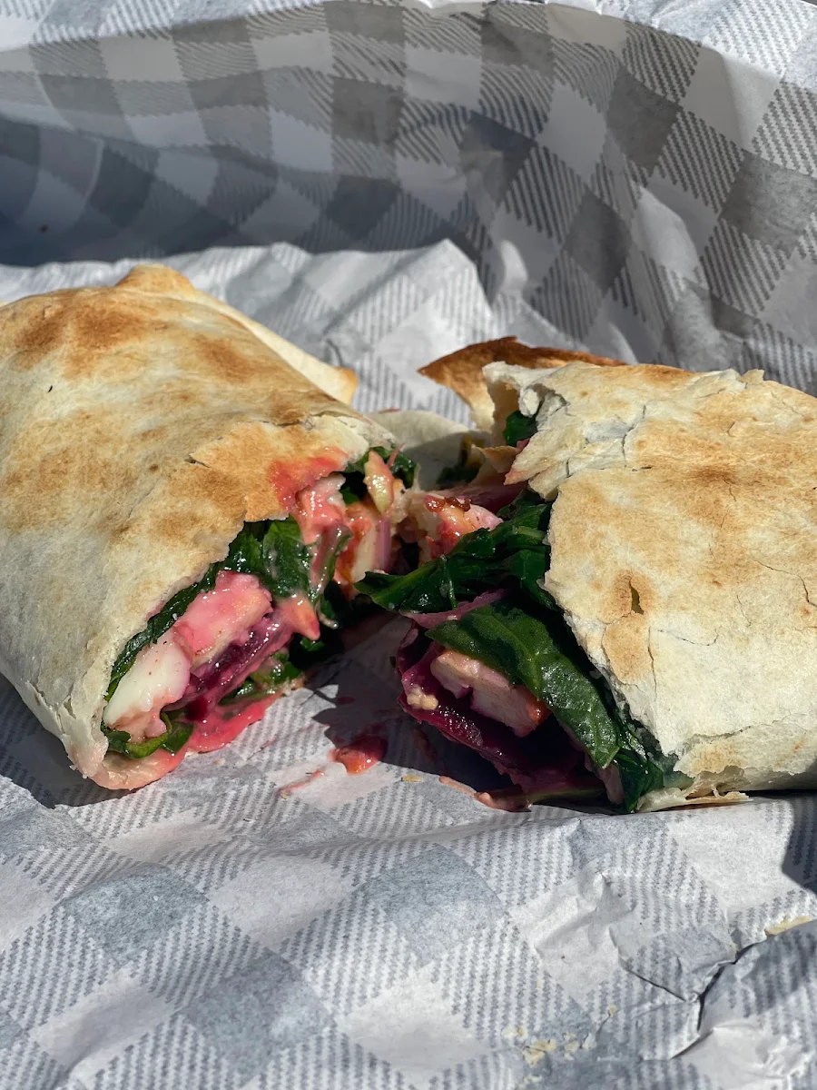 Halloumi Wrap, Curio Press Espresso Bar