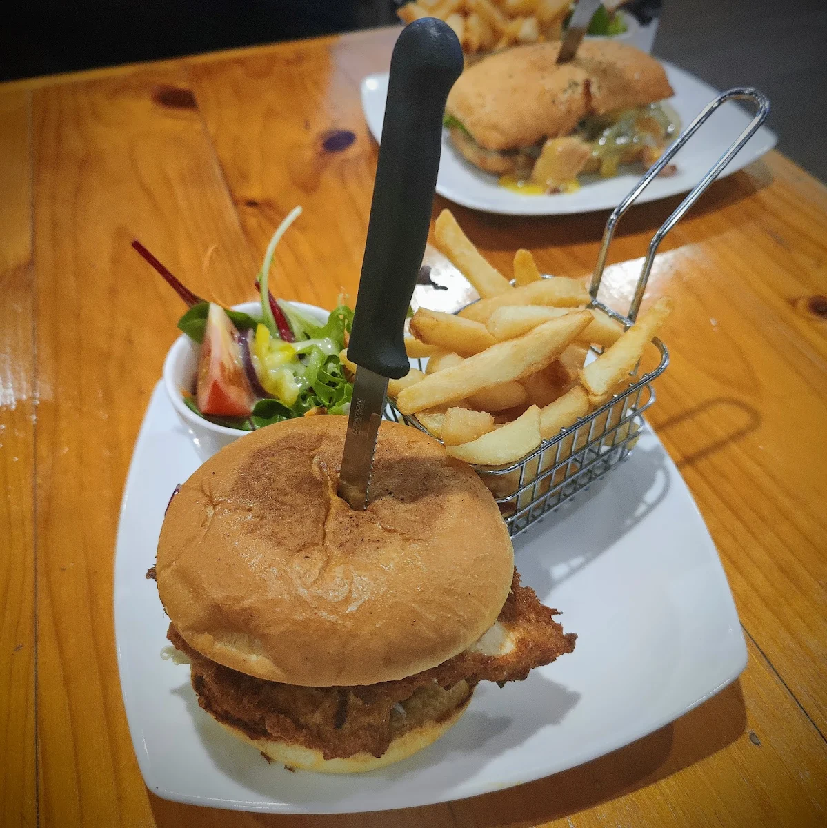 Southern Fried Buttermilk Chicken Burger