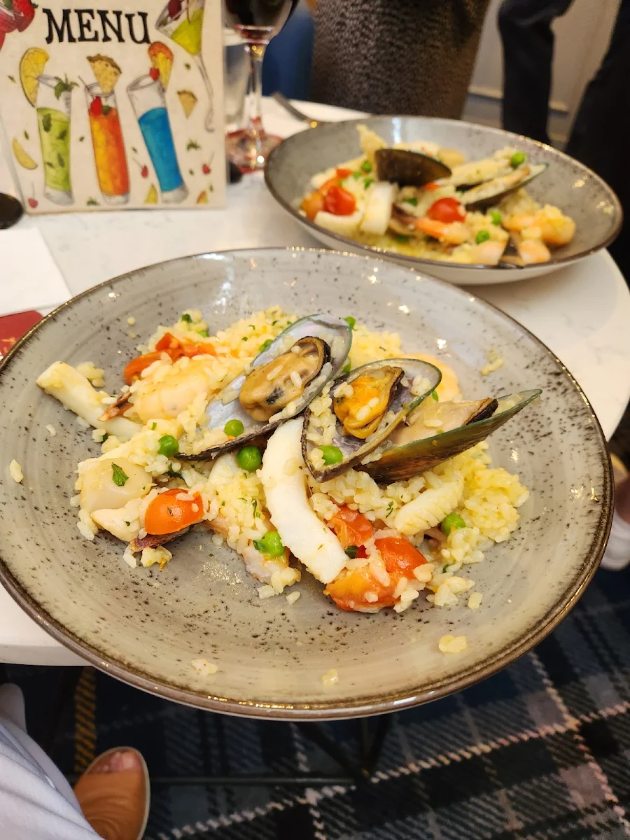 Seafood Risotto, Diamond Creek Hotel