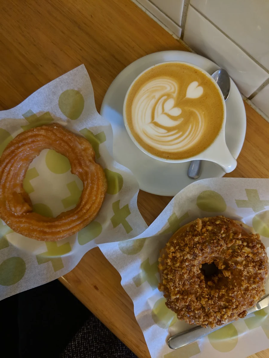A Batch Brew and Gingerbread Doughnut