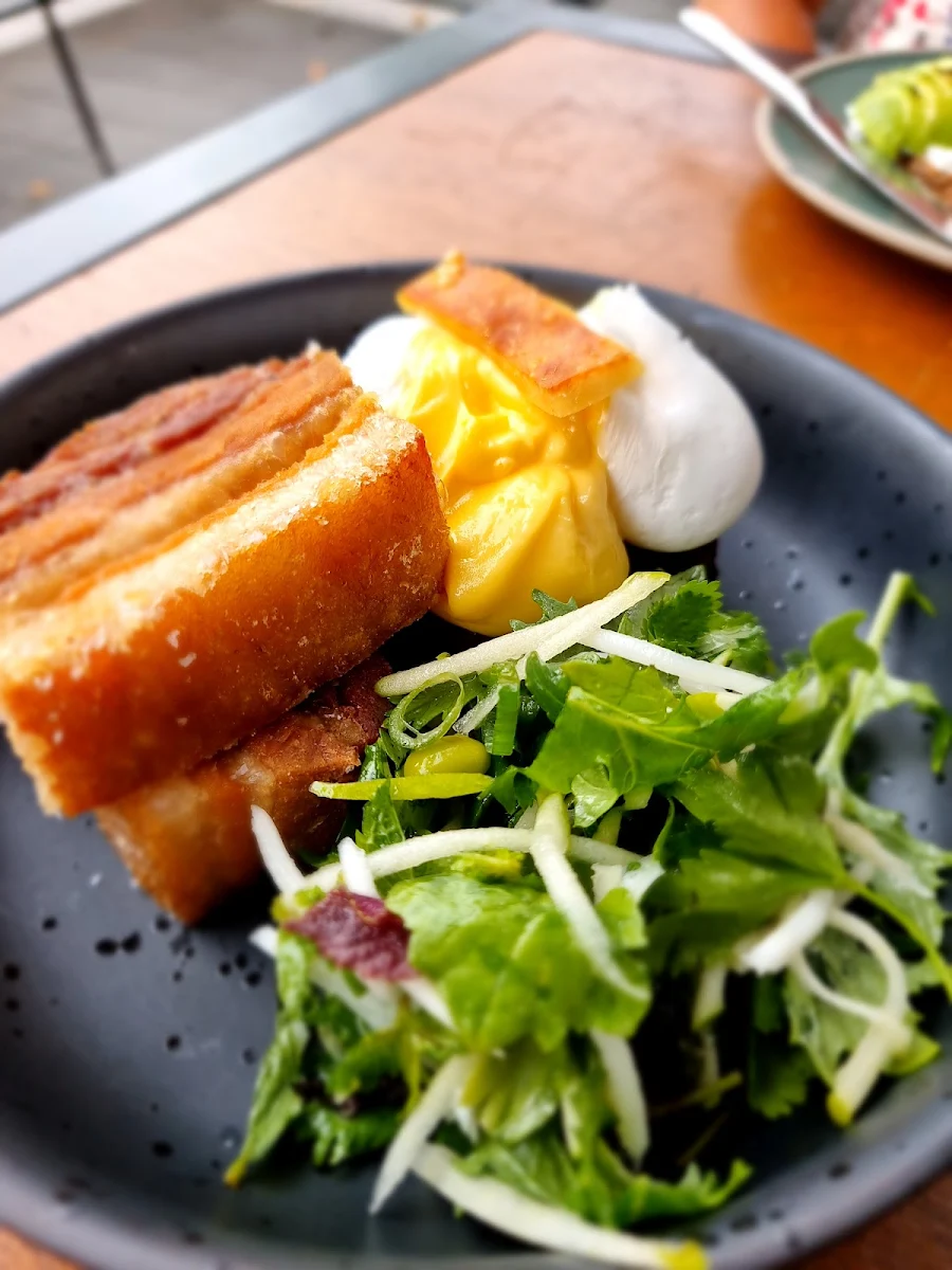 Pork Belly Exlt Signature Breakfast