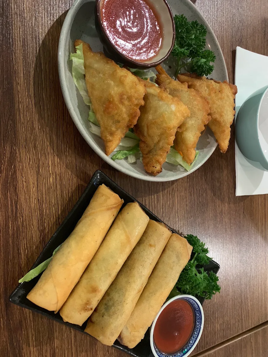 Spring Rolls and Curry Puffs, Pho Nam