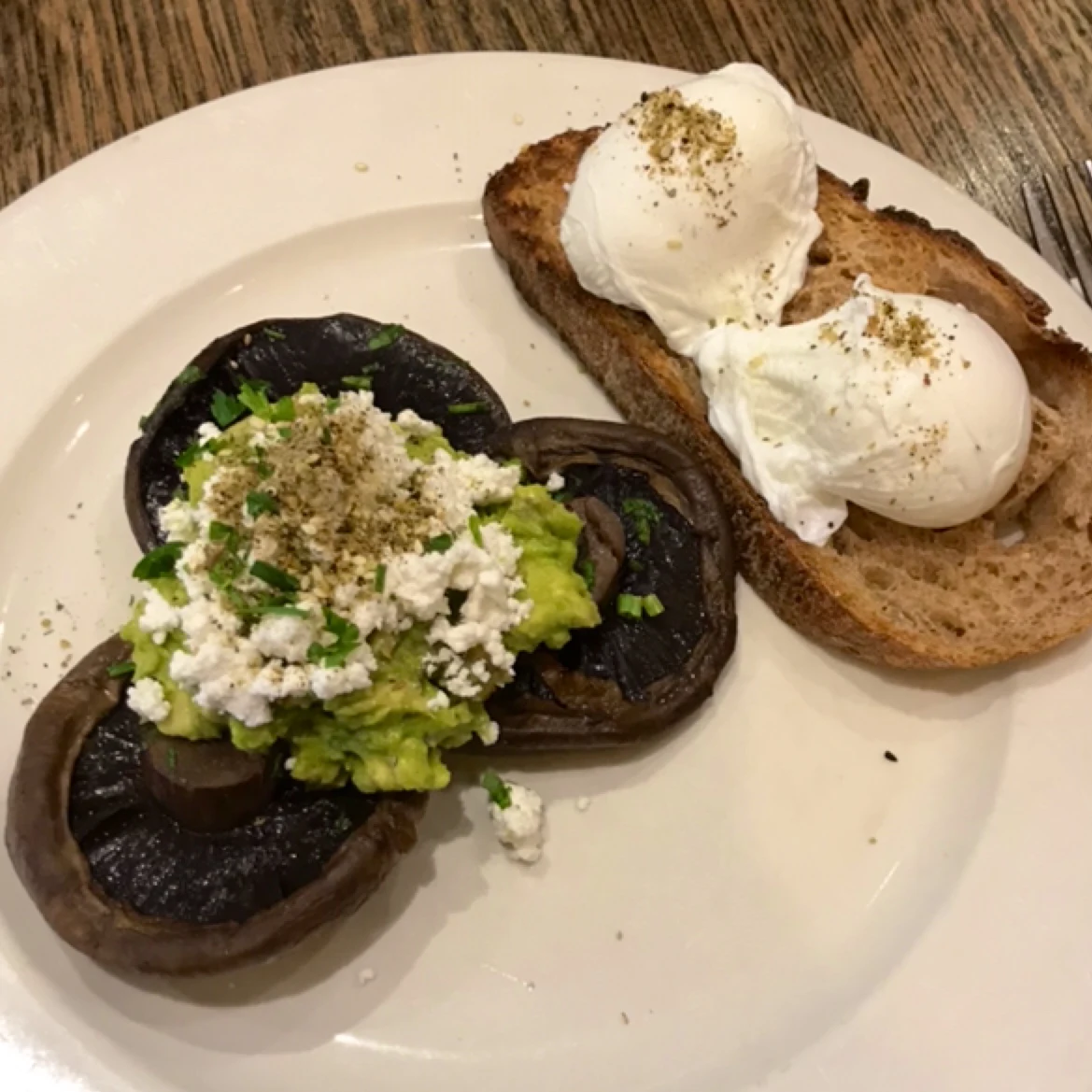Poached Eggs and Sourdough Toast