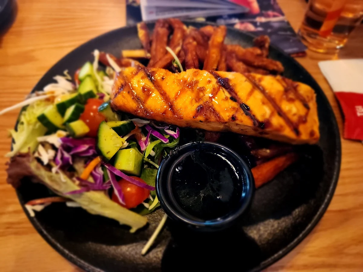 Fridays Signature Glazed Salmon
