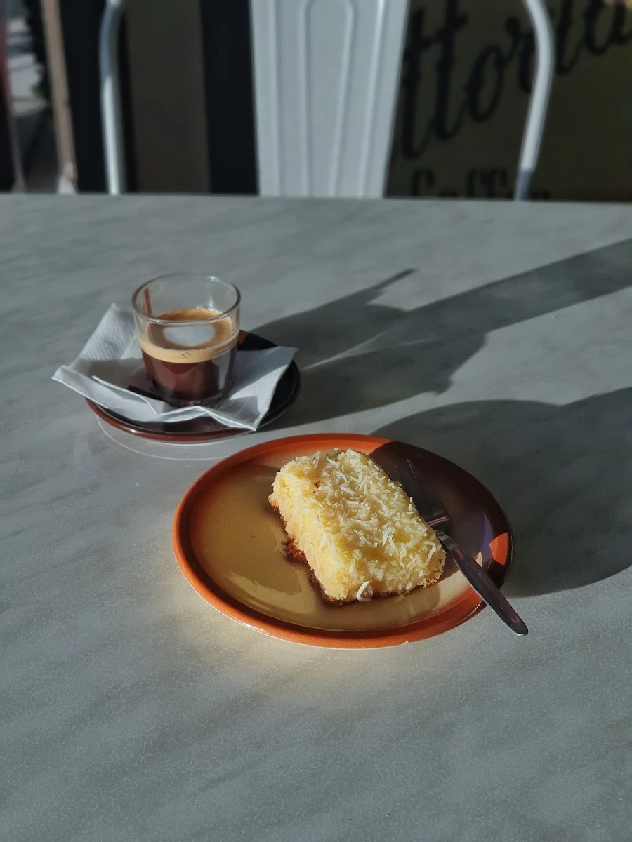 Lemon Coconut Slice, Cafe on Main