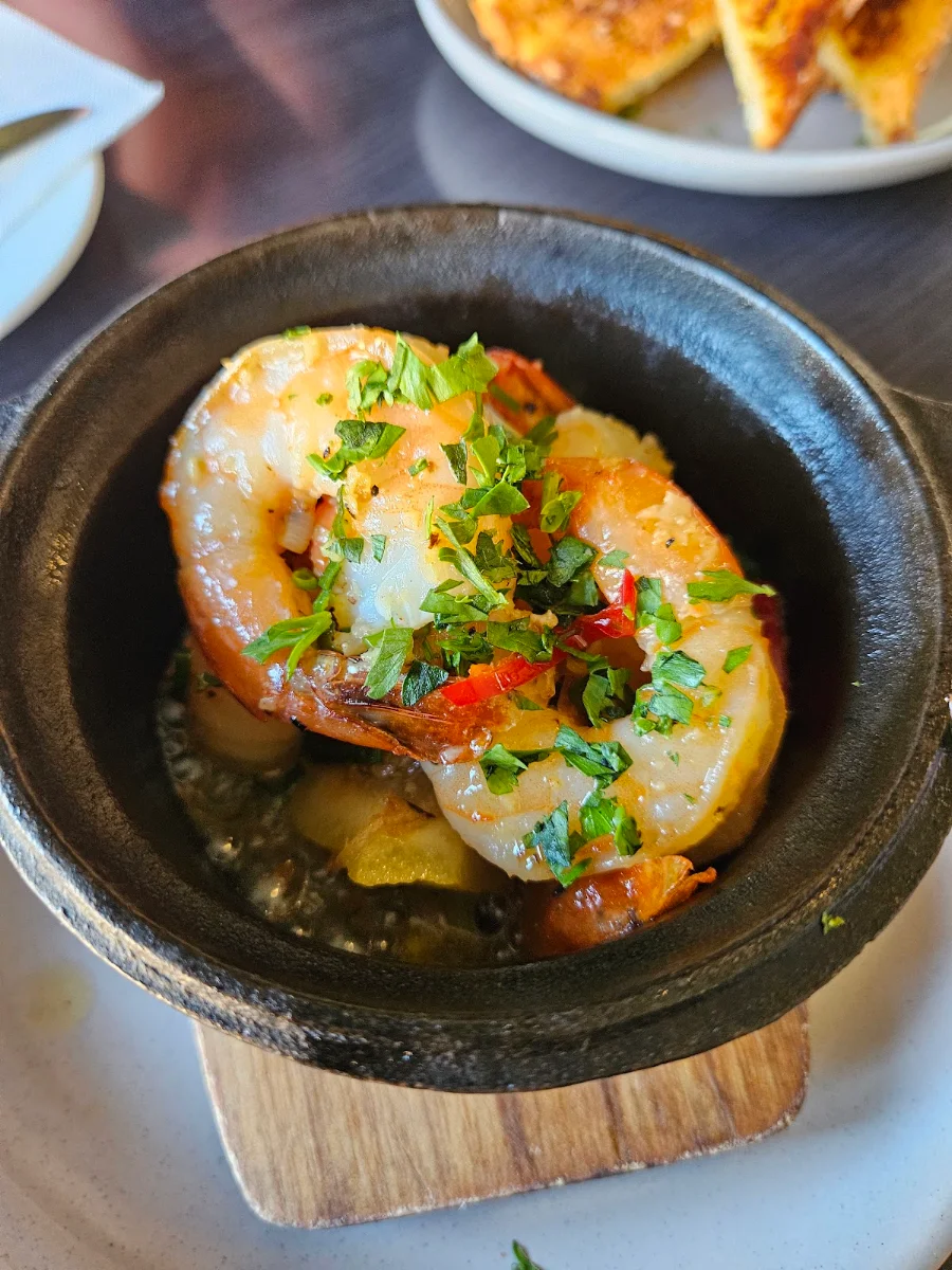 Sizzling Garlic Prawns