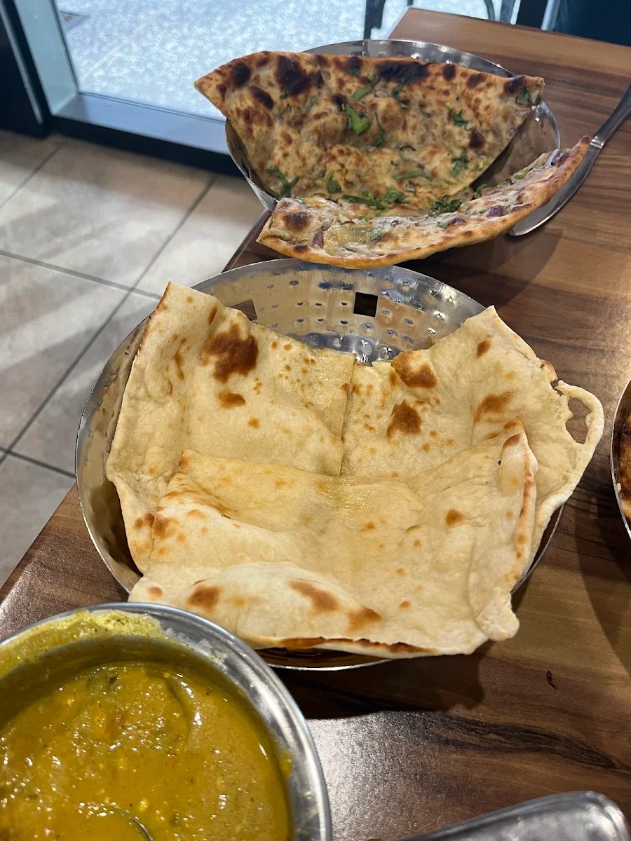 Plain Naan, Punjabi Brothers - Indian Cuisine Karalee