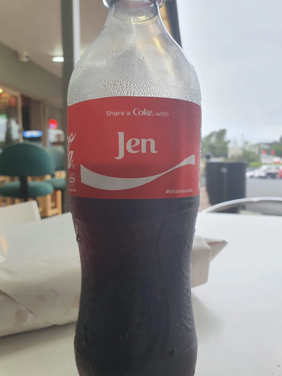 CocaCola Zero, PJ's Seafood & Sushi Takeaway