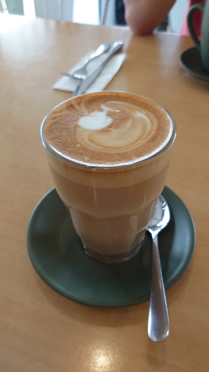 Flat White, Sydney Markets Plaza Cafe