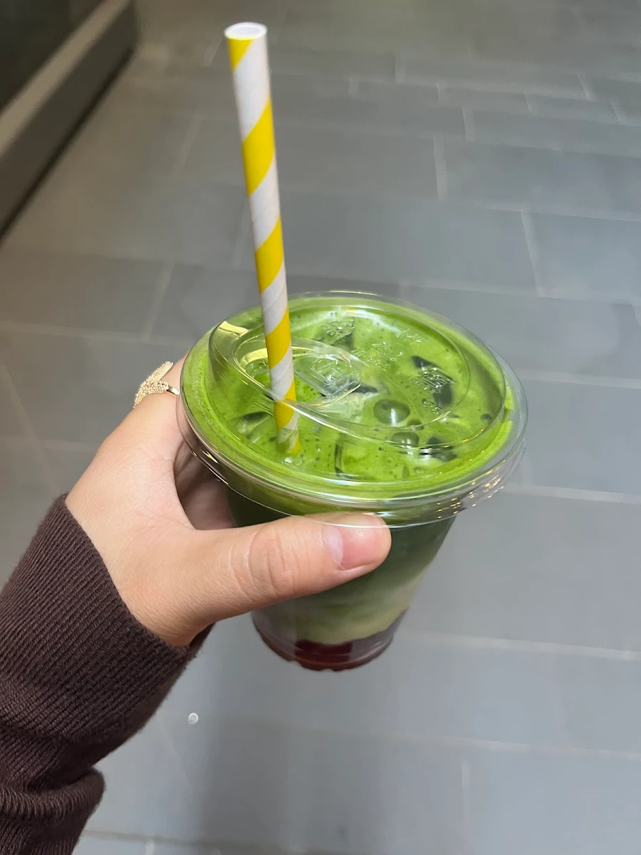 Iced Matcha with Oat Milk