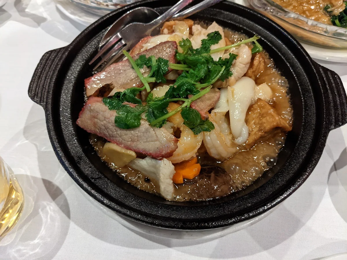 Movced Chicken Salted Fish with Tofu