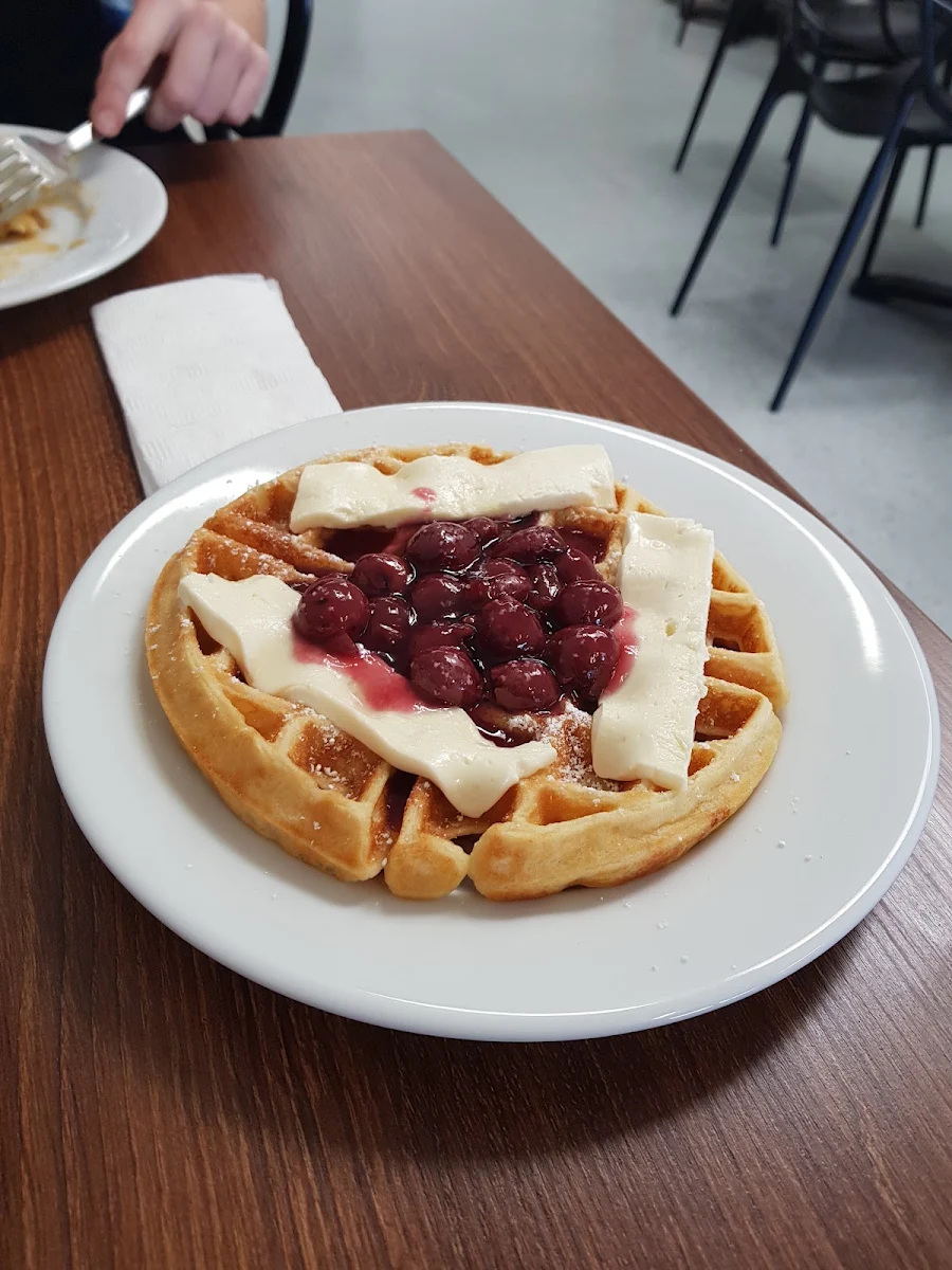 Cherry Cheesecake Waffle